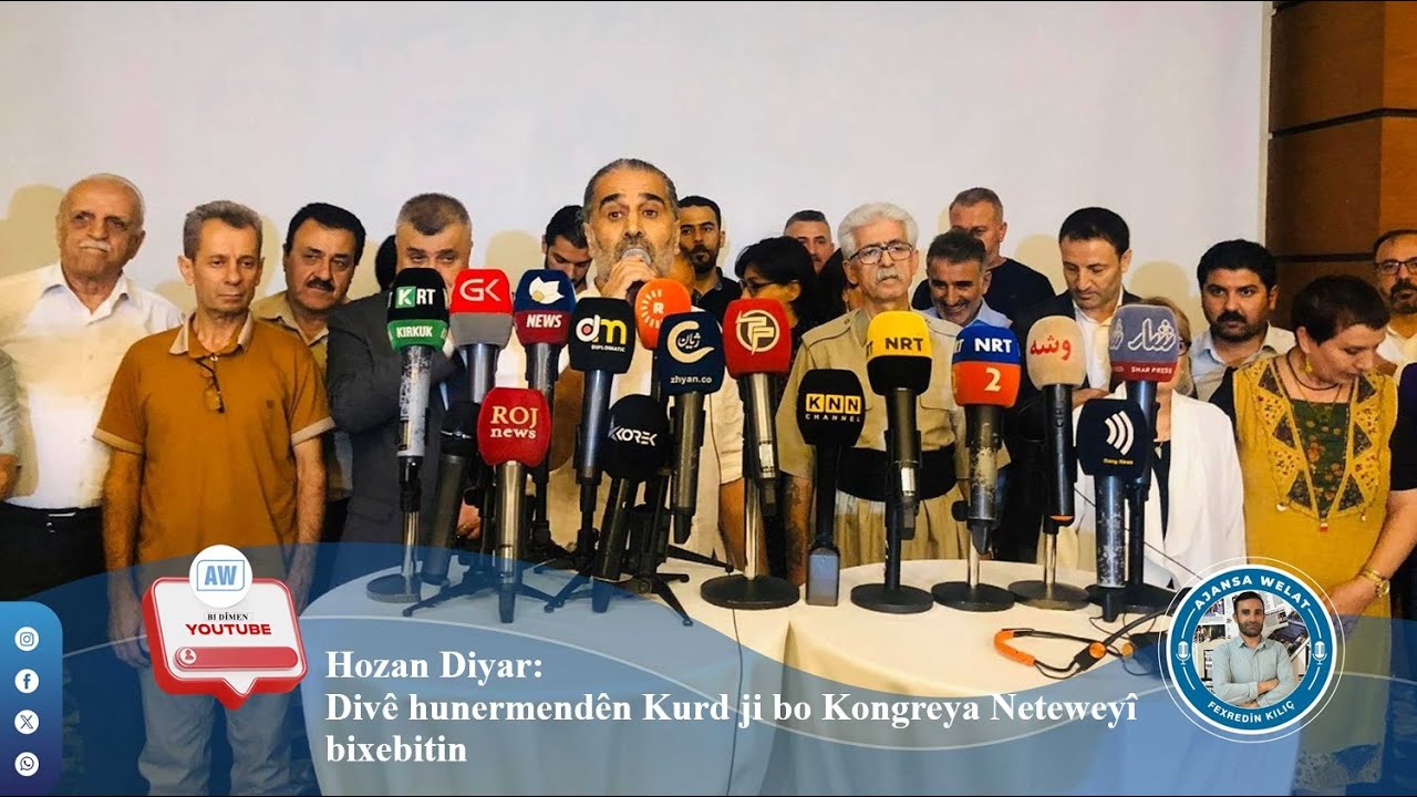 Hozan Diyar: Divê hunermendên Kurd ji bo Kongreya Neteweyî bixebitin
