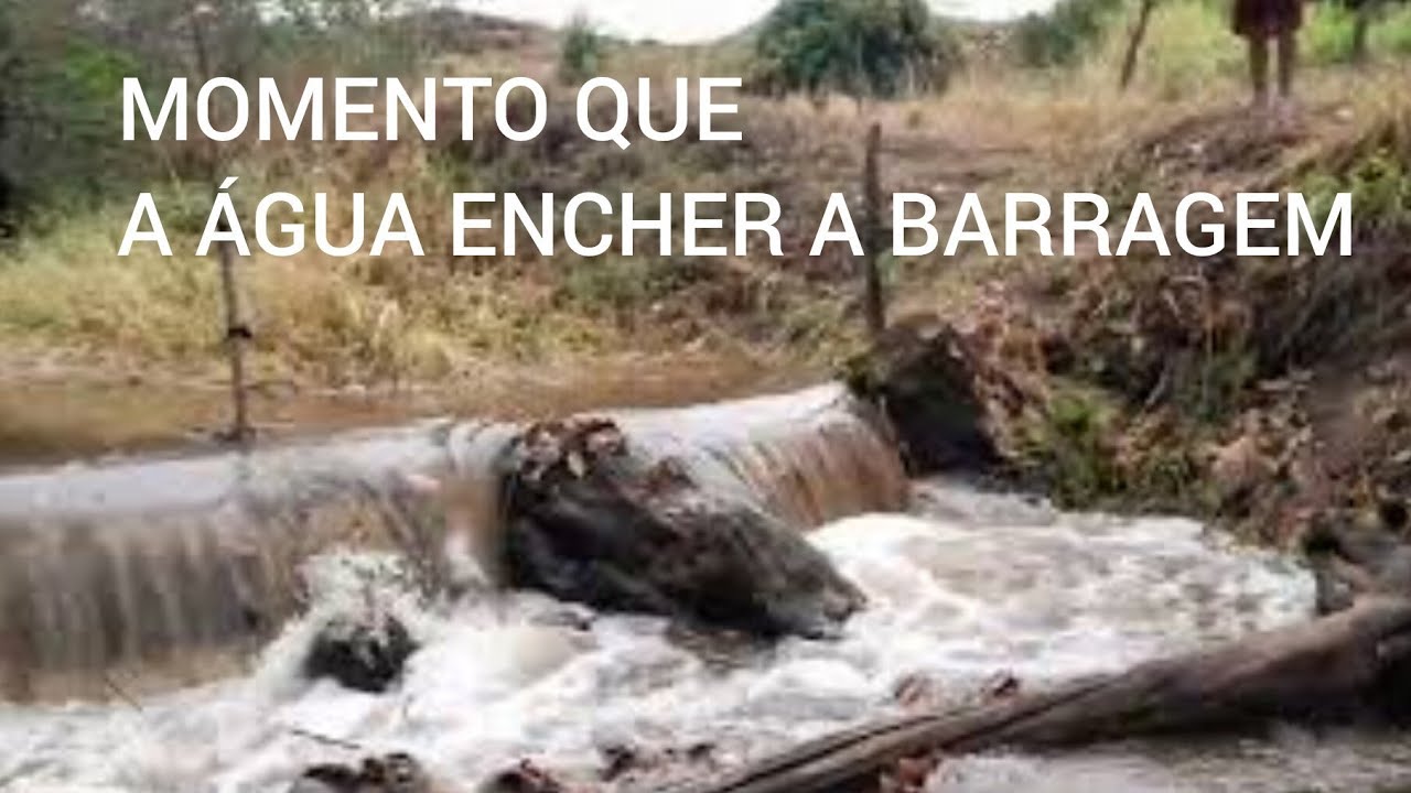 EXATO MOMENTO DA TRANSBORDAMENTO DA BARRAGEM NO INTERIOR BAIANO #NORDESTE #BRASIL 