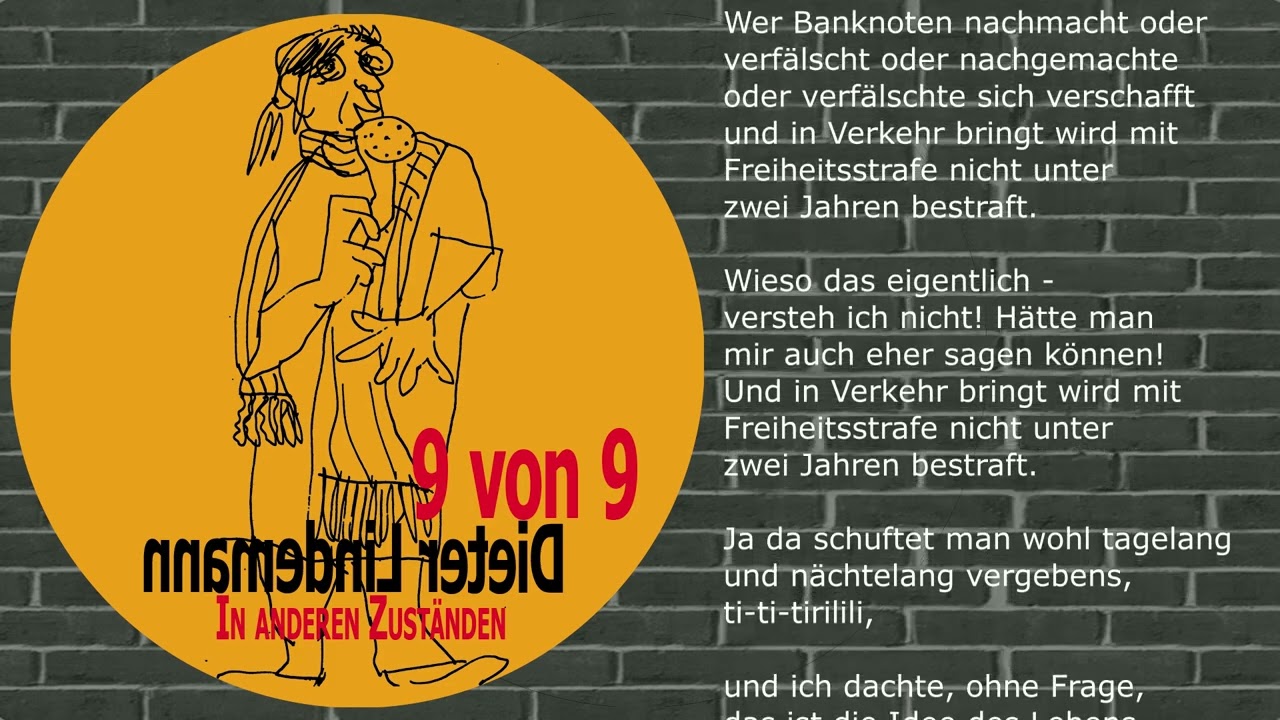Wer Banknoten nachmacht (Demo 1987)