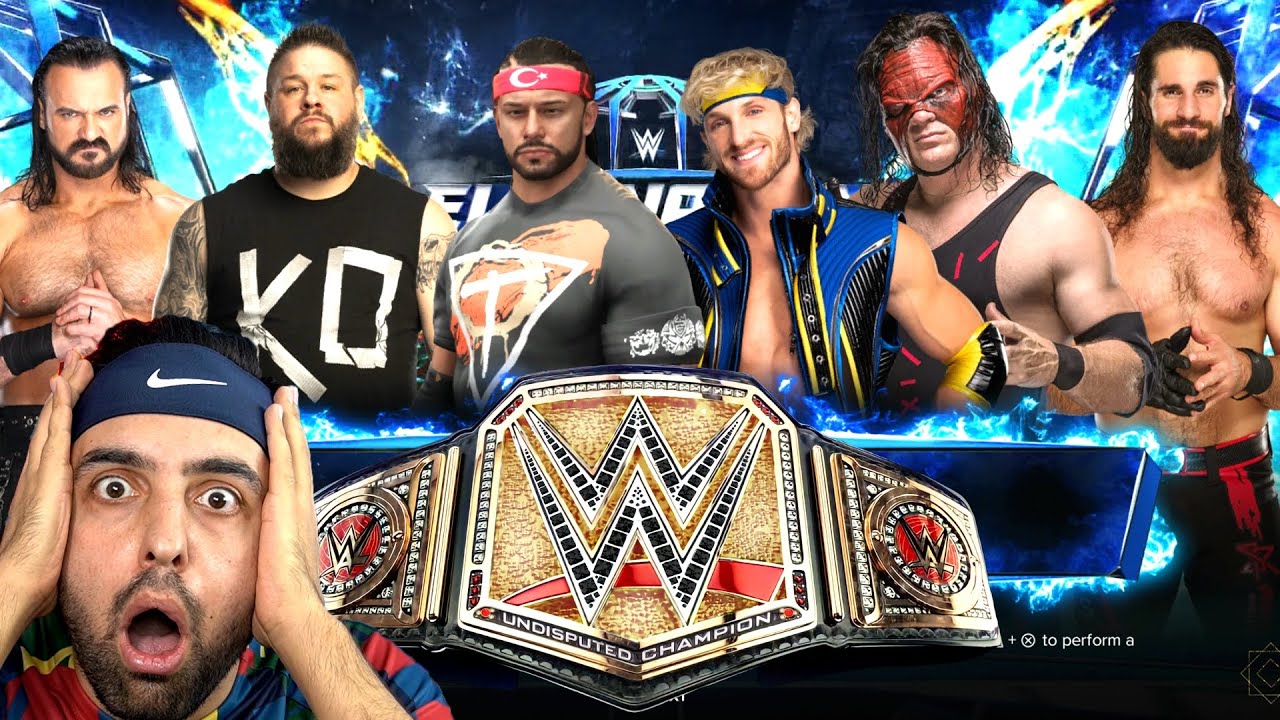 6 KİŞİ KAFES TE ÖLÜM KEMER MAÇI 😱 WRESTLEMANİA ! WWE 2K24 İYİ KARİYER #10