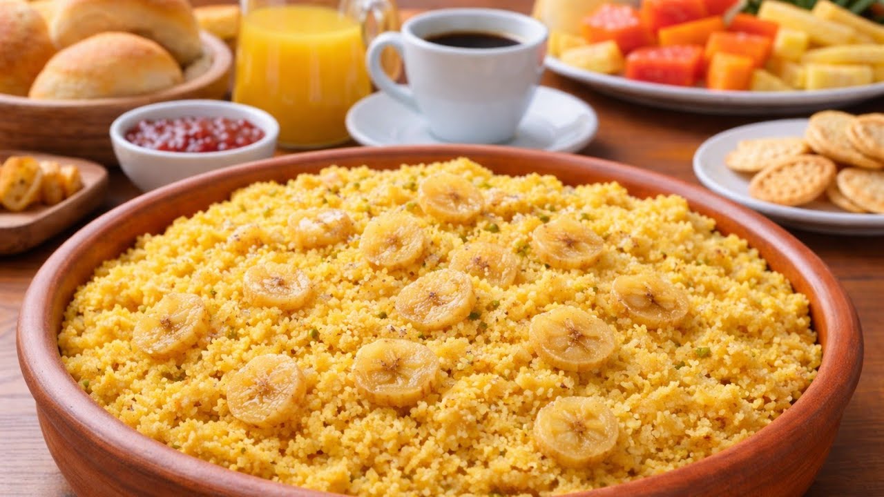 Fubá Suado Doce 🍬🤤 | Comida Mineira Raiz 🤠😋     #fubasuado #comidabrasileira