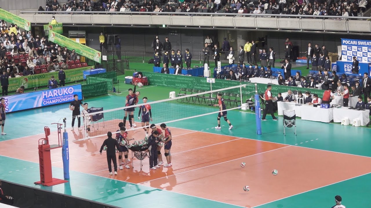 公式練習｜東山 - 清風《 決勝 》春高バレー 2026.1.11 男子バレーボール