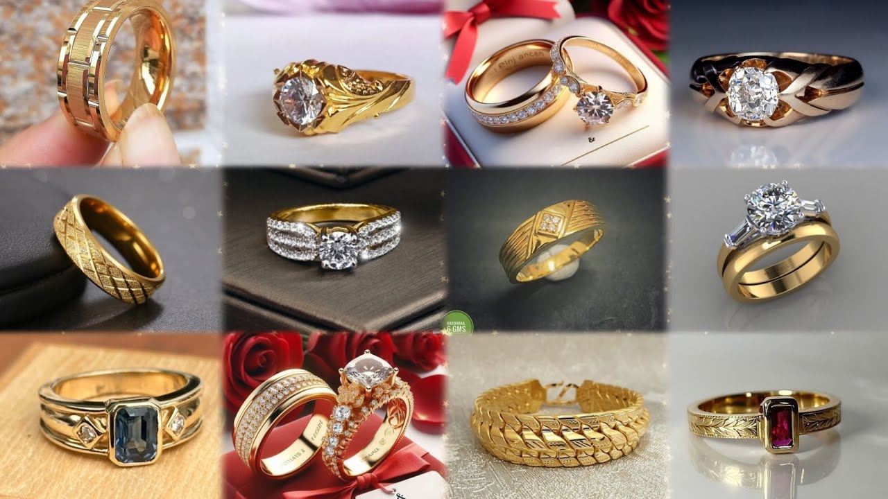 latest gold ring design 2025 // diamond jewelley ring design //luxury ring design