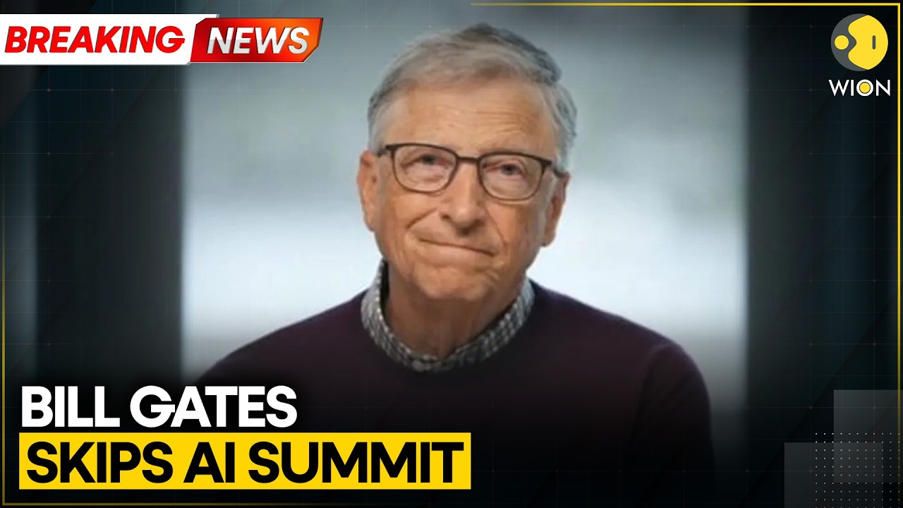 BREAKING: Bill Gates Cancels India AI Summit Speech, Foundation Issues Statement | WION