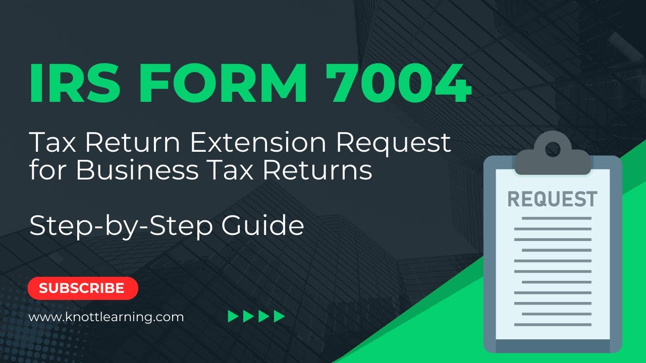 Form 7004 Extension Request for Partnerships with no U.S. Office
