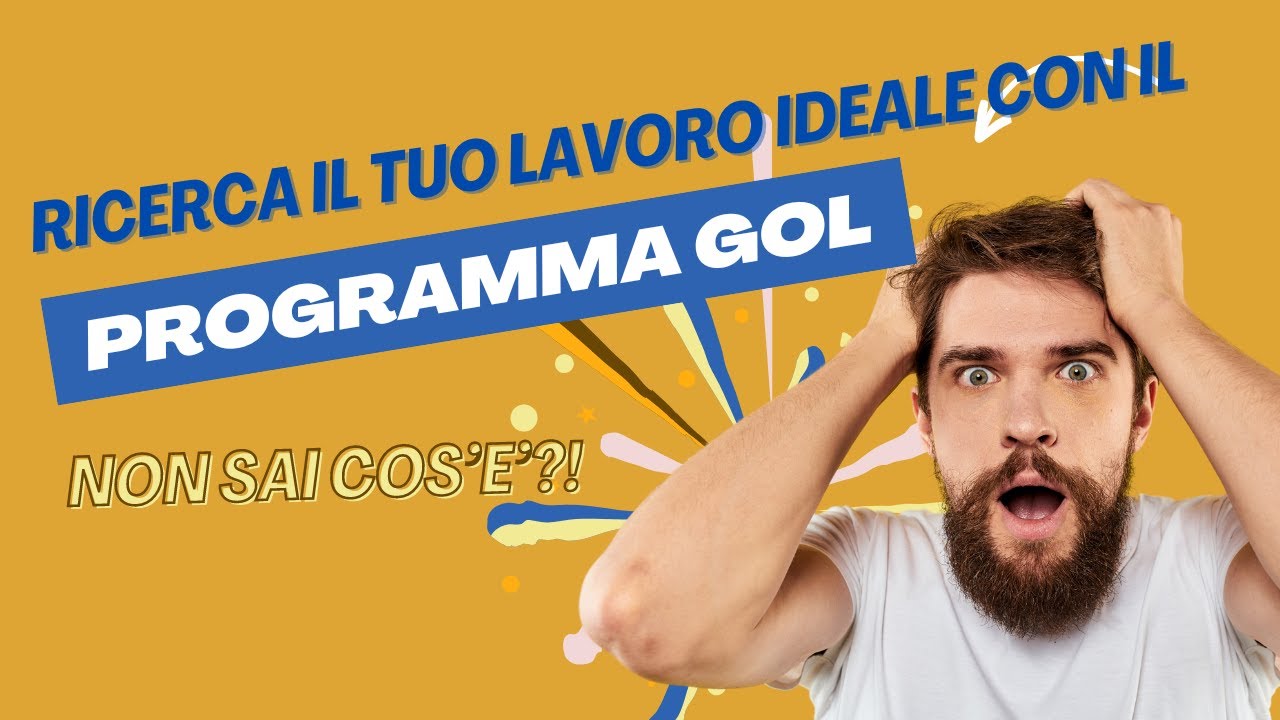 Ricerca di lavoro con il programma gol!