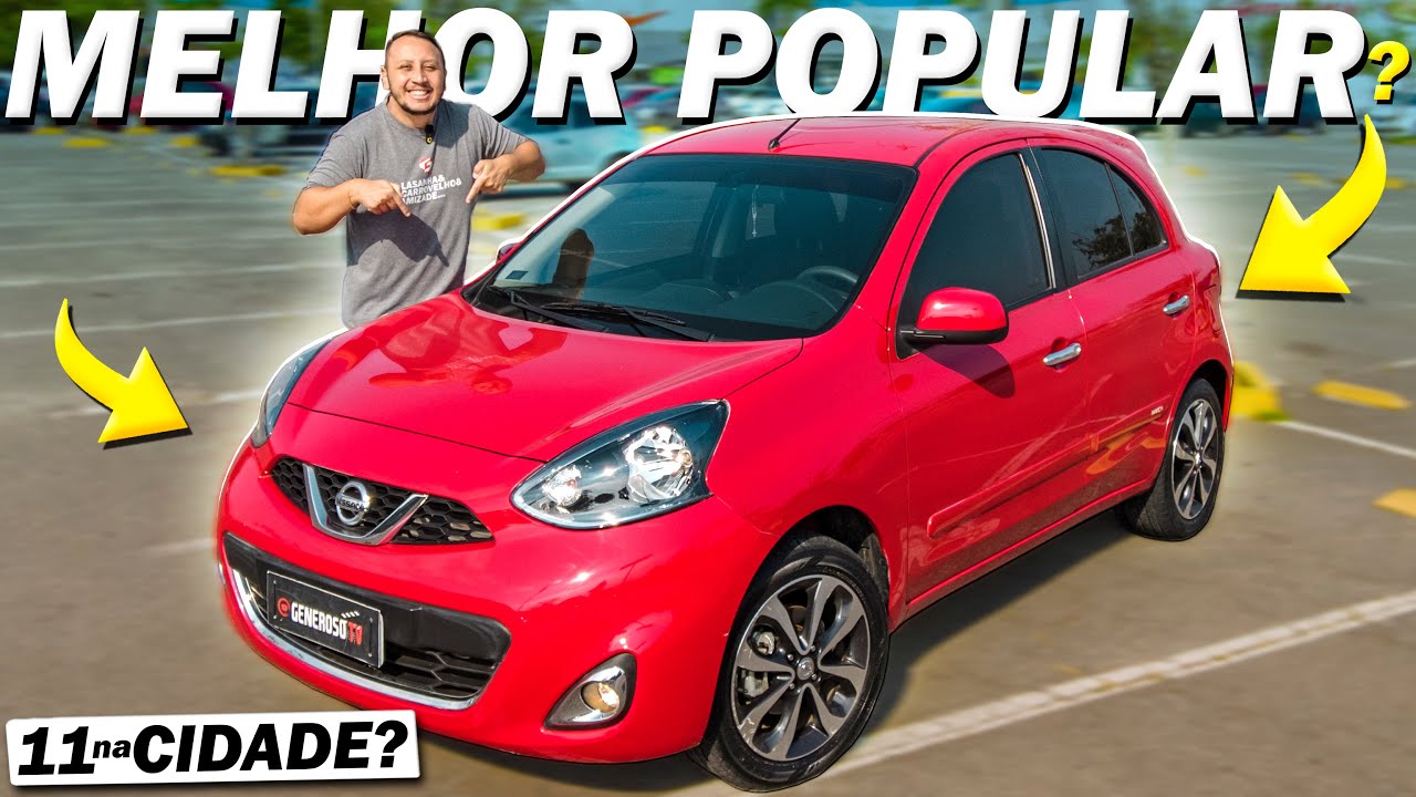 UM POPULAR que NÃO QUEBRA e AINDA AUTOMÁTICO fazendo 12 km/l? 😱 Nissan March SL