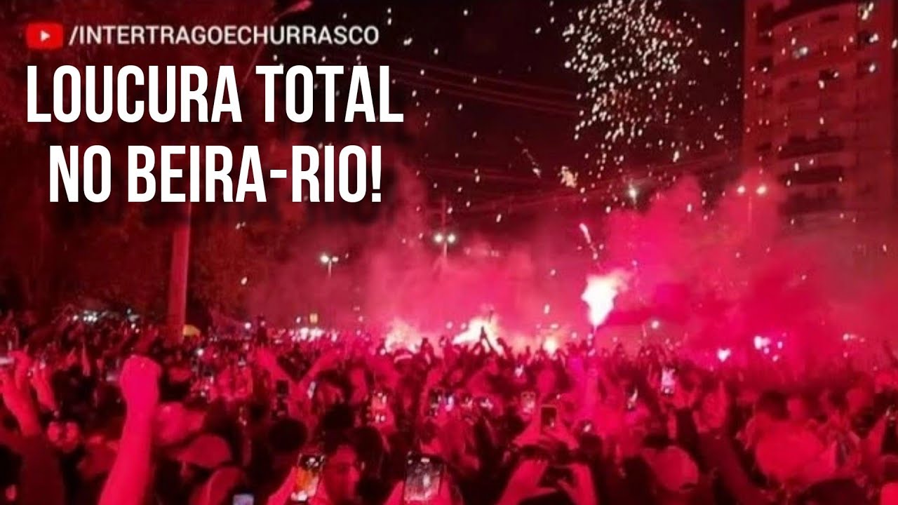 A FESTA INSANA DA TORCIDA COLORADA EM INTER 2(9)x(8)1 RIVER PLATE PELA LIBERTADORES