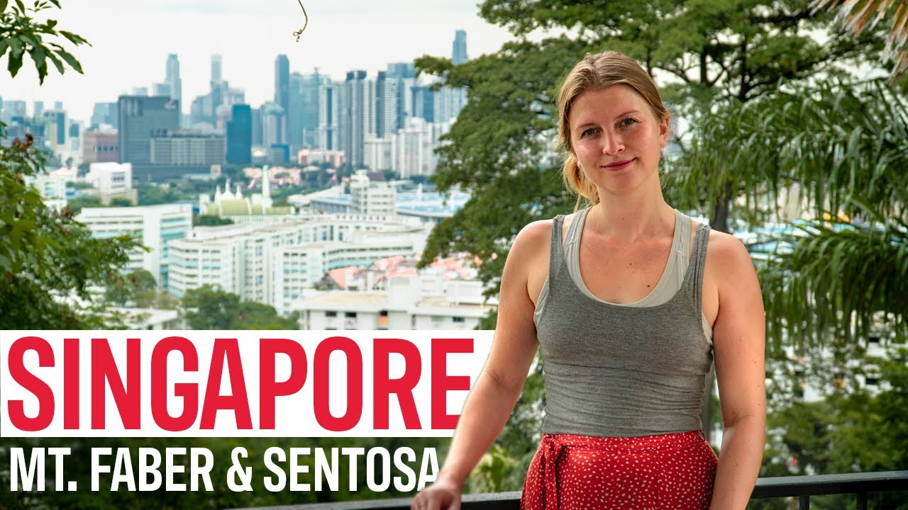 SINGAPORE DAY TRIP | Mount Faber Peak & Merlion Statue