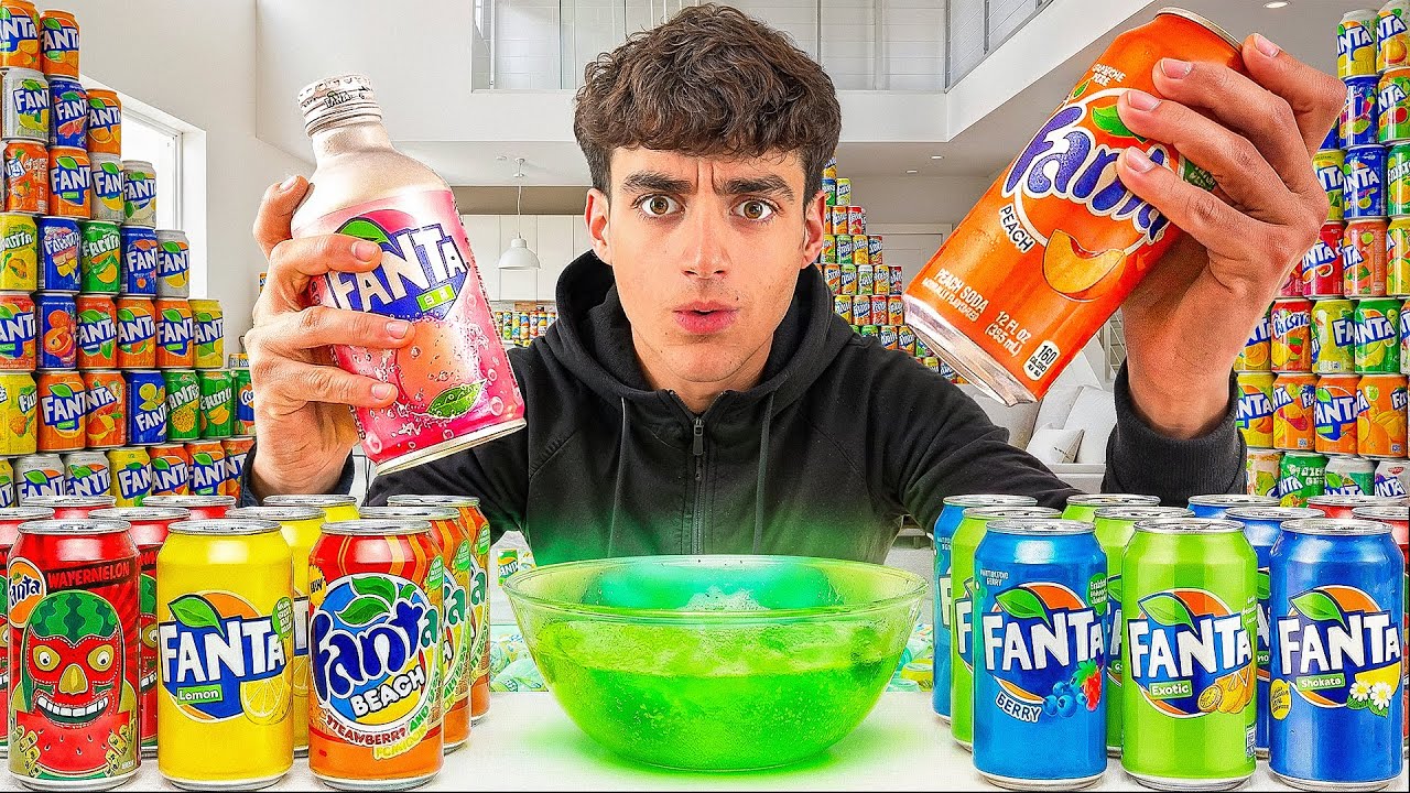 Mezclé Todos los Sabores de Fanta para Hacer Solo Uno