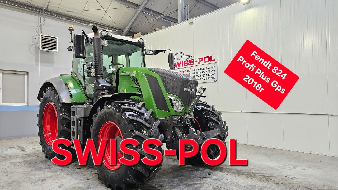 Fendt 824 Vario Profi Plus GPS 2018r SWISS-POL
