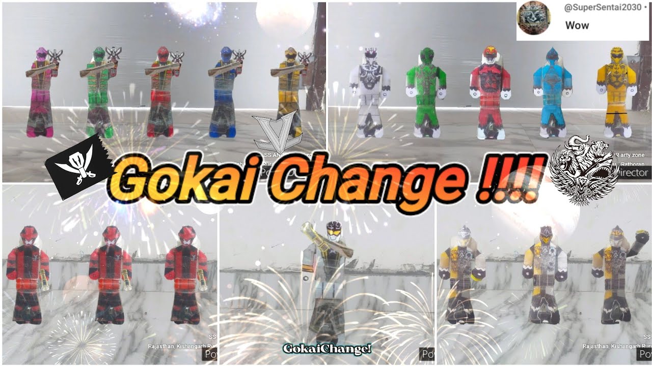 Gokaiger | Gokai Change to Zyuohger | ft Good Stricker | SS AND PR arty zone @SuperSentai2030
