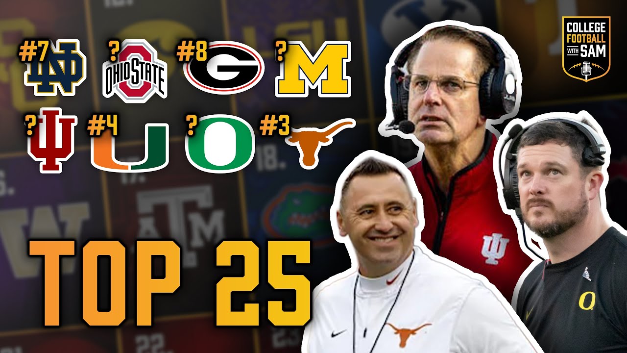 College Football with Sam's Way-Too-Early Top 25 For 2026