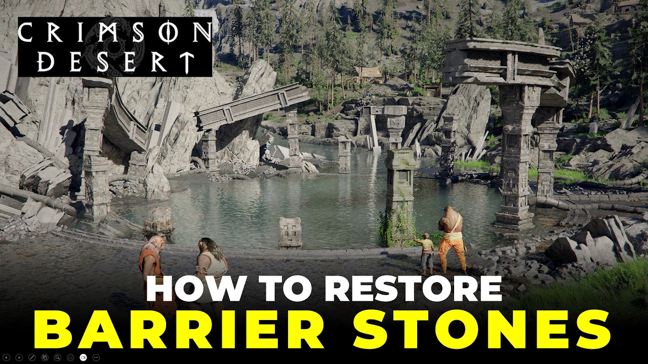 How to Restore all Barrier Stones | Fading Seal | Crimson Desert