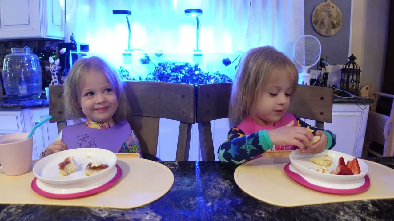 Twins have cream tea