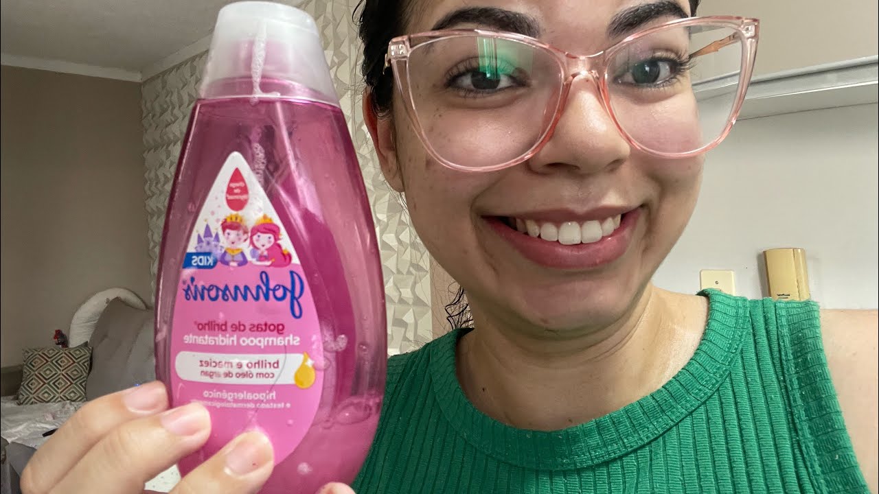 Shampoo Johnson’s Baby gotas de brilho !