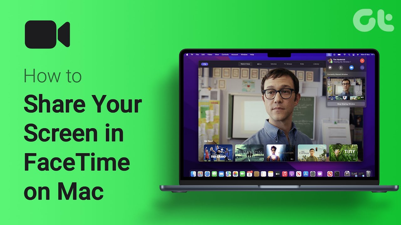 Как поделиться своим экраном в FaceTime на Mac | Как активировать SharePlay?