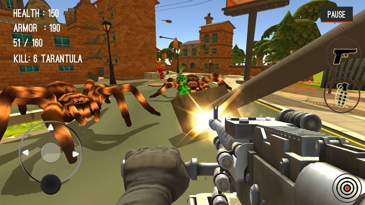 Spider Hunter Amazing City 3D (HMG vs Spiders) Gameplay #3