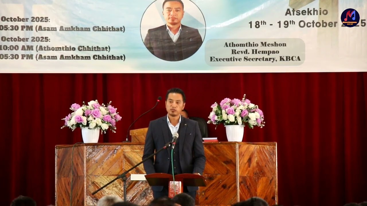 Enthralling Speech by Pastor Sanghom on his Installation Program | Nokhu Baptist Church 19/10/2025
