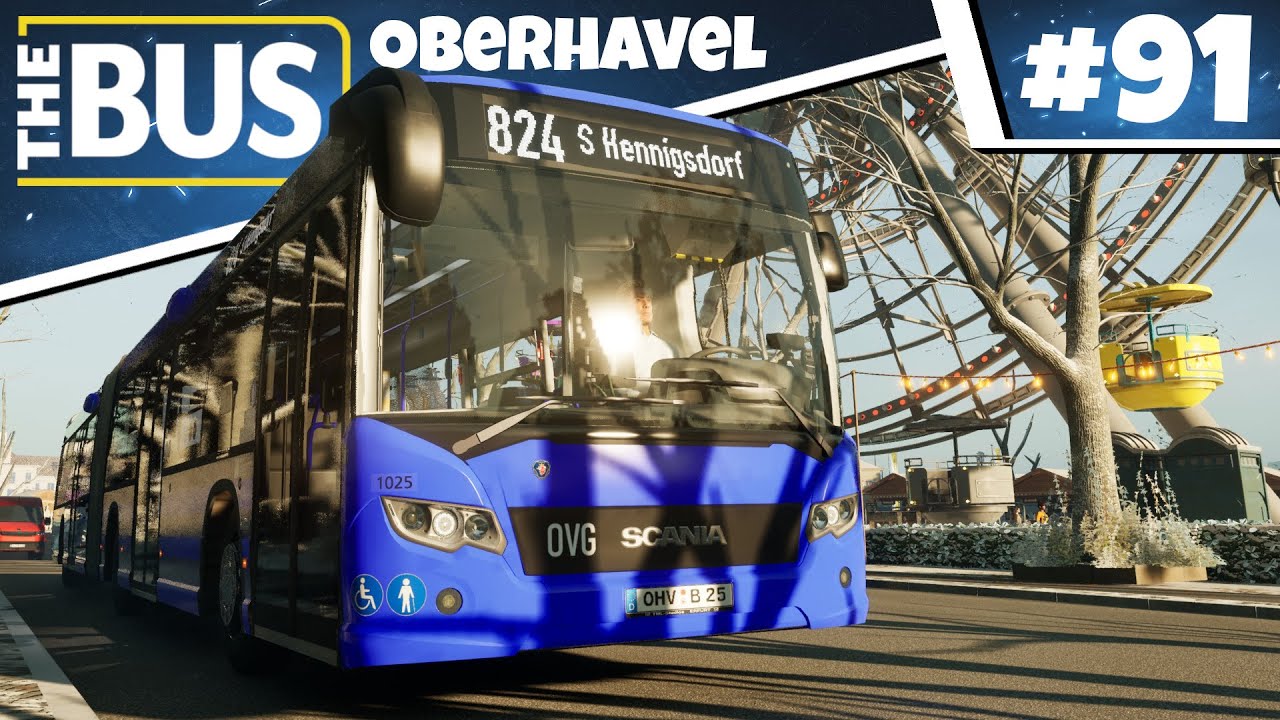 The Bus 🚌 #91 - WINTERDIENST! 🚌❄️ Linie 824 nach S-Bahnhof Hennigsdorf im Winter!