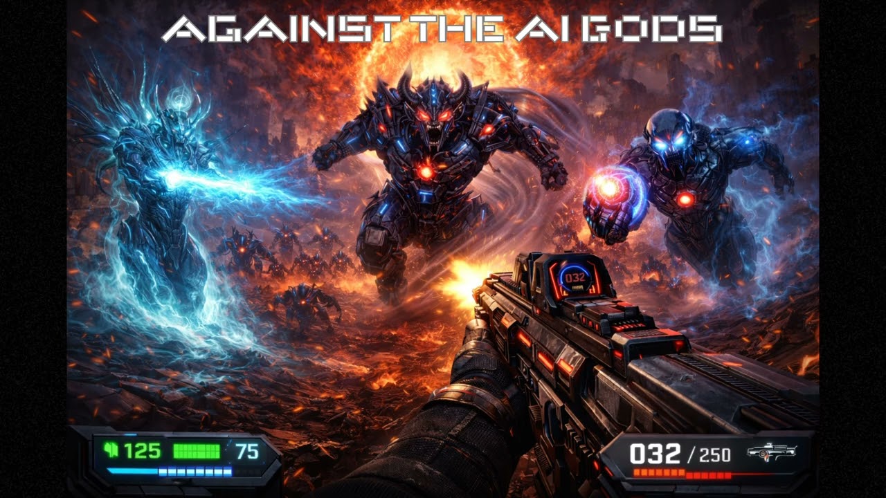 Against The AI Gods - Aggressive Industrial Metal | Game Combat / Trailer Music