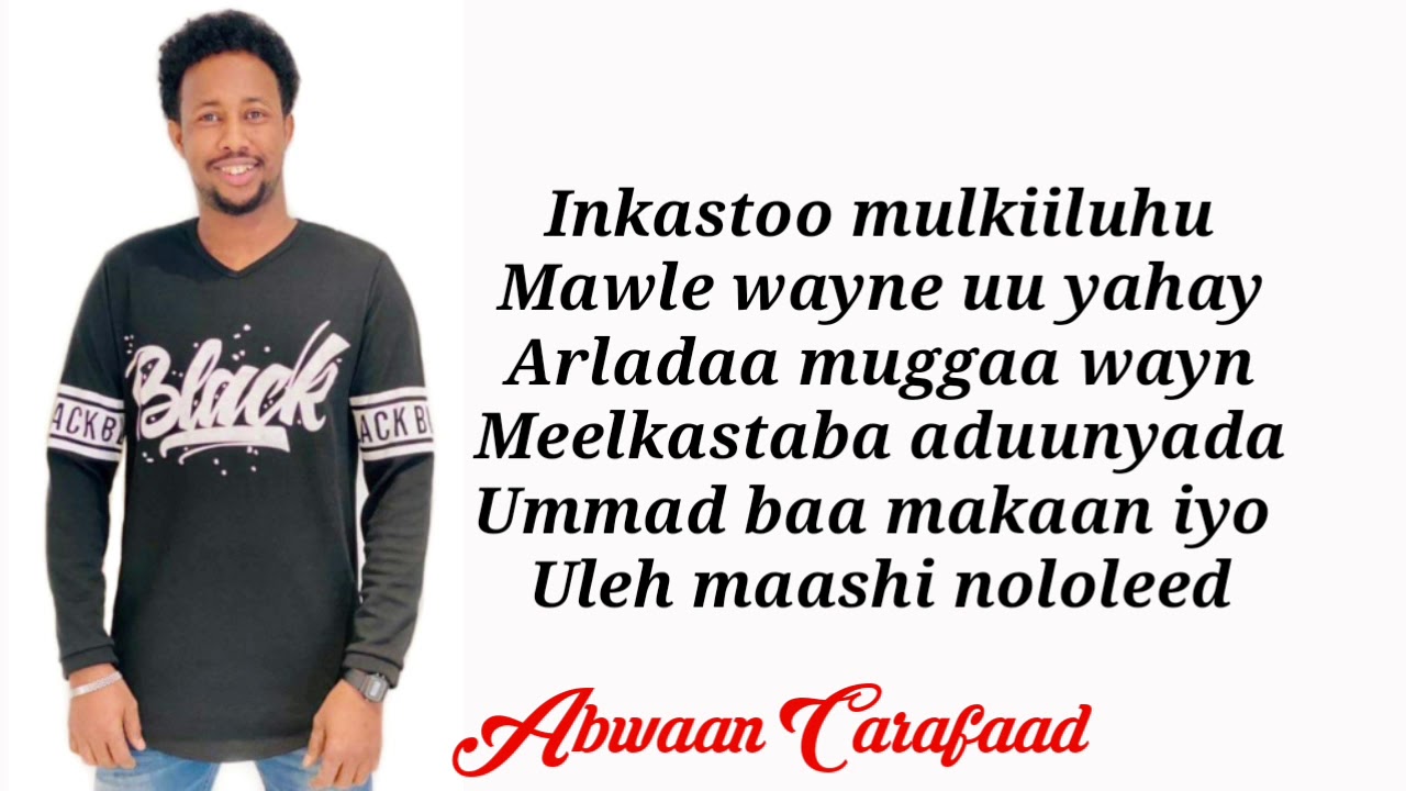 Maanso abwaan carafaad