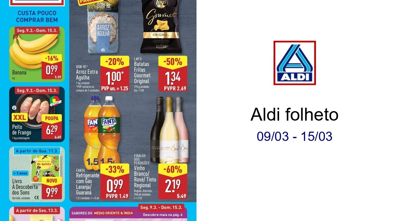 Aldi folheto 09/03 - 15/03