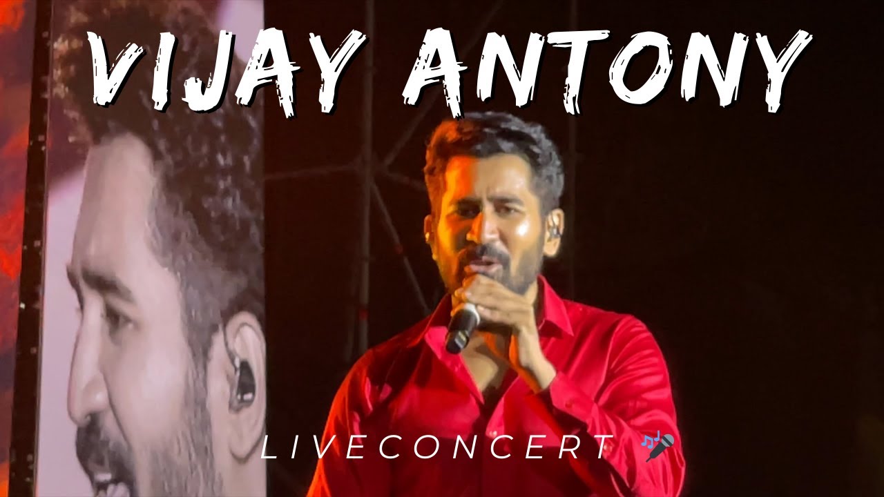 VIJAY ANTONY live concert with SUJISTAR🎶🎤