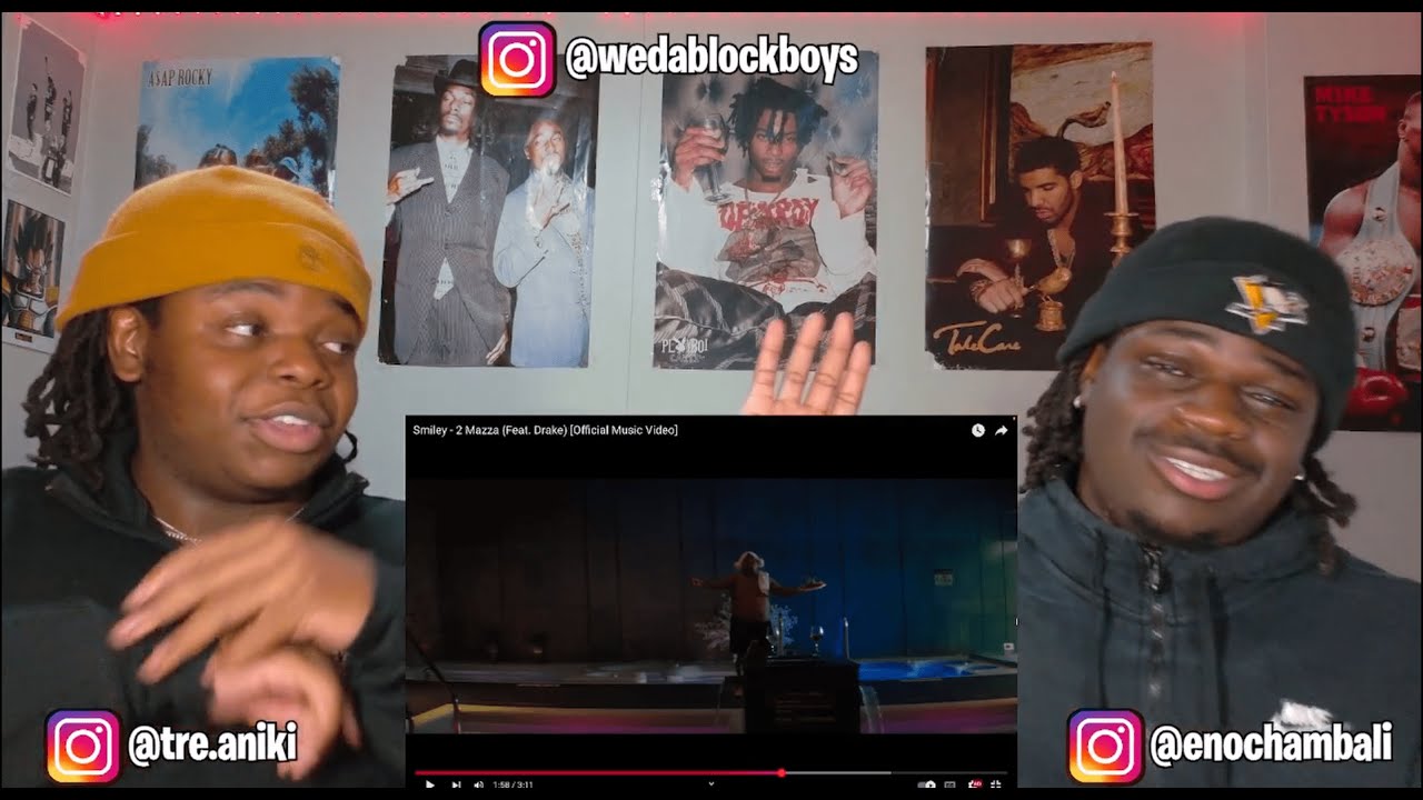 Smiley - 2 Mazza (Feat. Drake) [Official Music Video] - REACTION