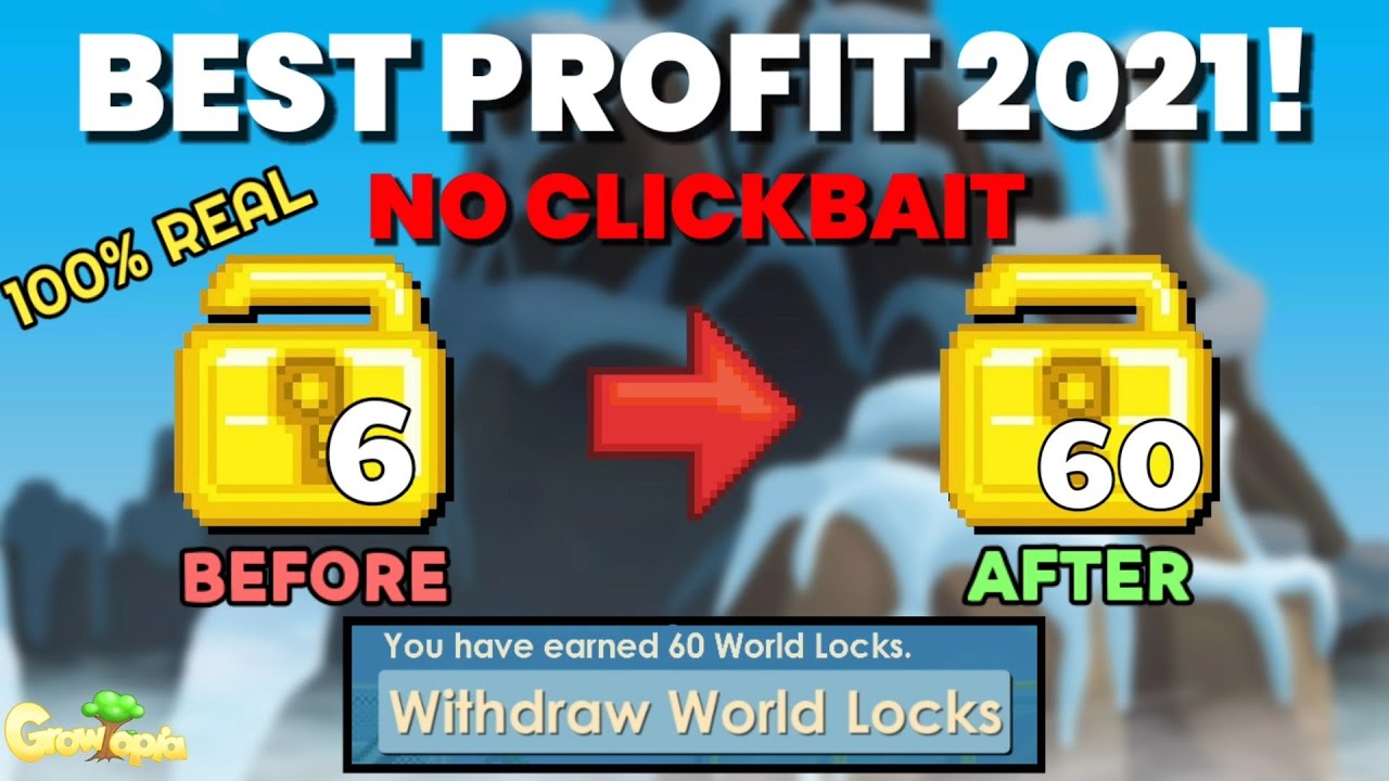 CARA PROFIT DENGAN MODAL 6 WL !!! (NO CLICKBAIT) | Growtopia Profit 2021