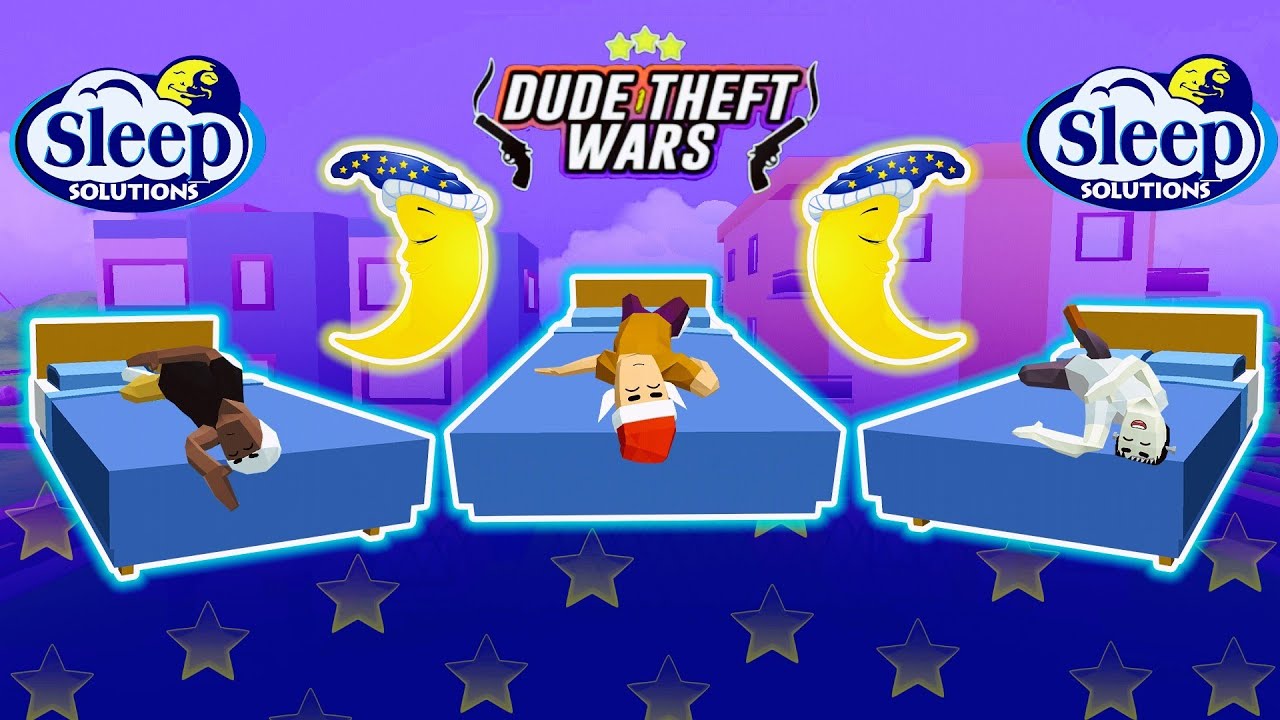 (mission) make everyone sleep 🌙🌙 in dude theft wars