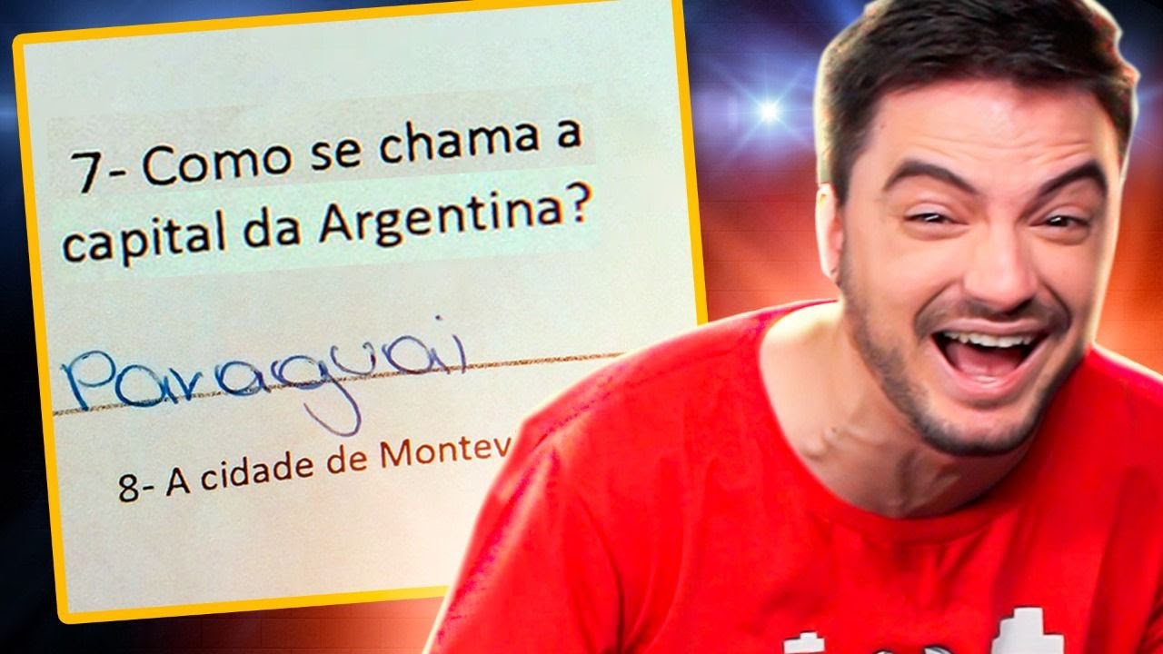 RESPOSTAS DE PROVAS MAIS ENGRAÇADAS