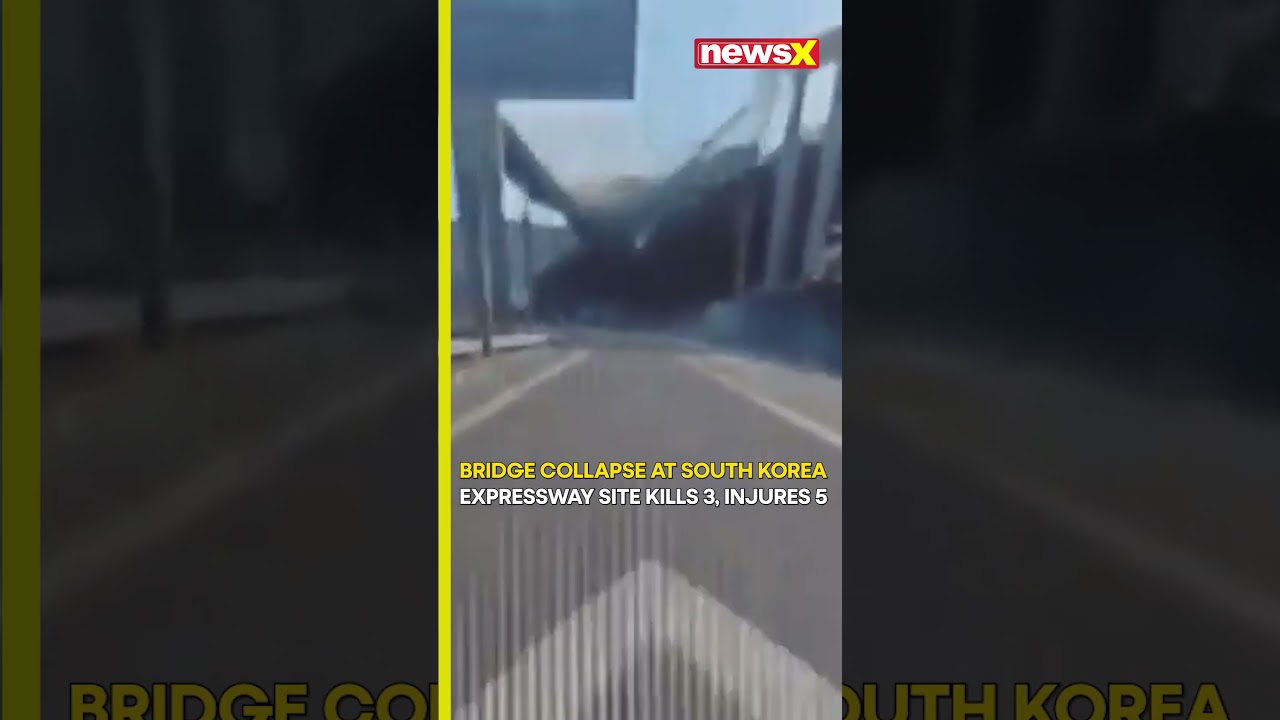 #trending | Bridge collapse at South Korea expressway site kills 3, injures 5