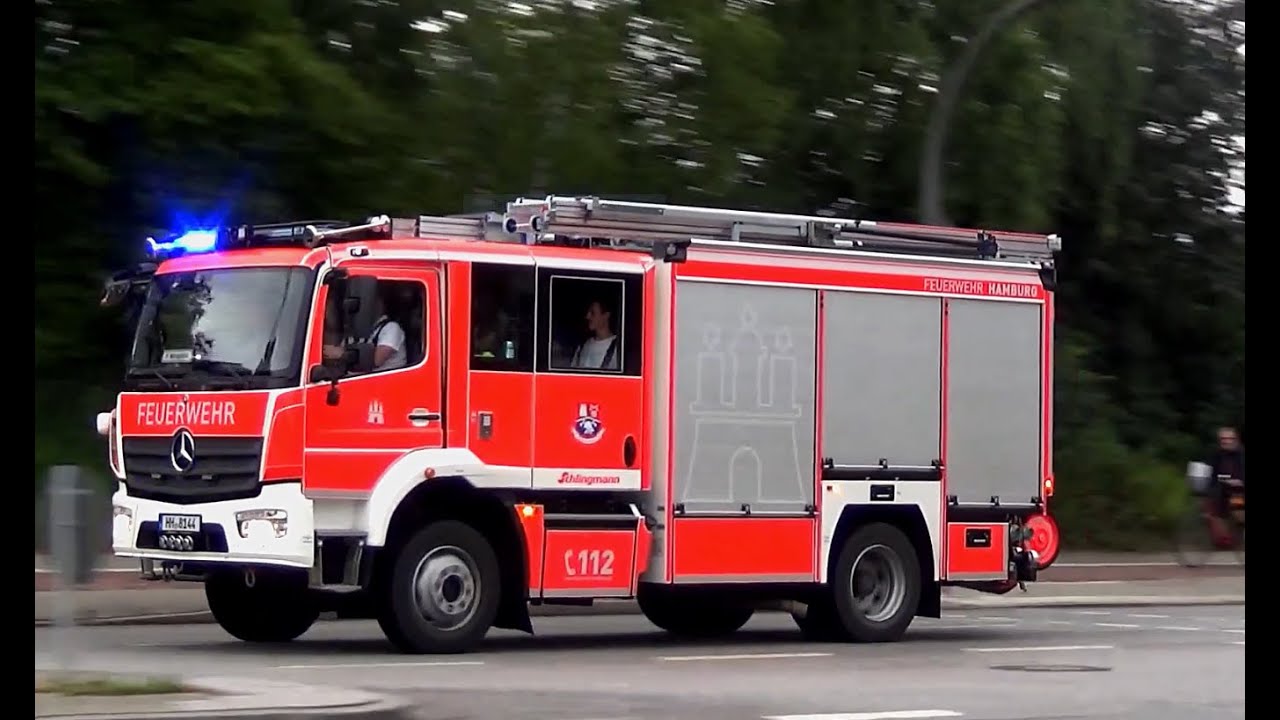 [Unwetter über Hamburg, 07.08.2024] Einsatzfahrten Feuerwehr Hamburg
