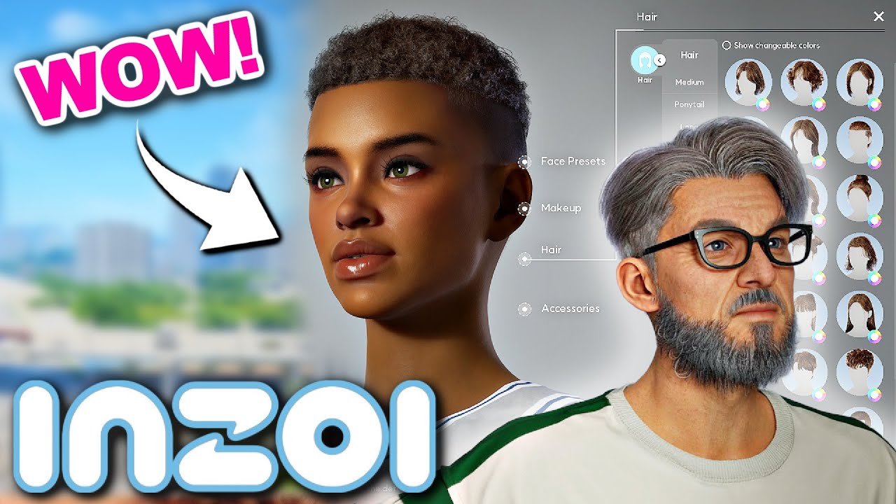 inZOI: Character Creation (Skin Tones, Body Types, Hairstyles & MORE!) #Ad