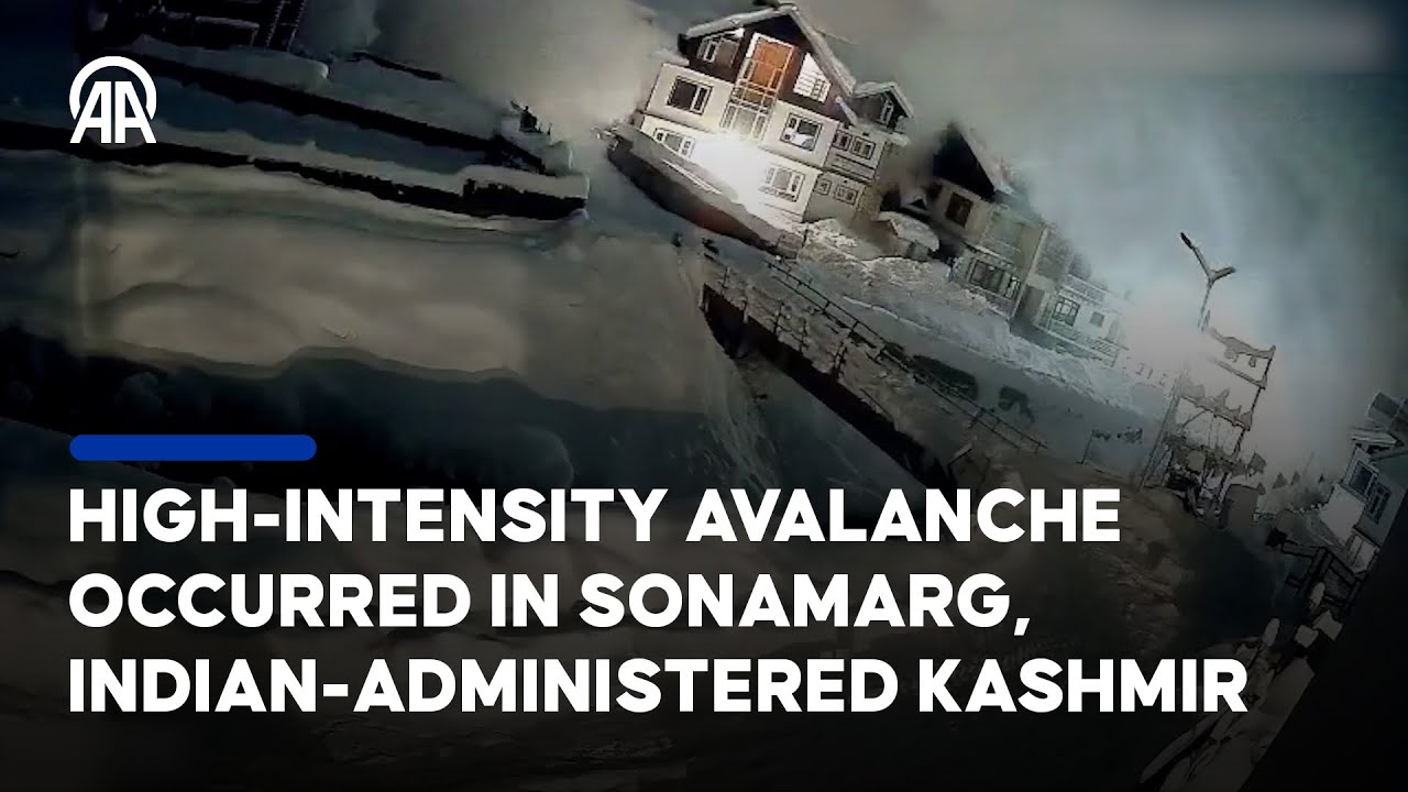High-intensity avalanche occurred in Sonamarg, Indian-administered Kashmir