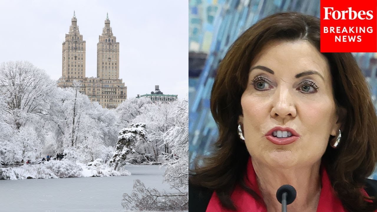 JUST IN: New York Gov. Kathy Hochul Holds Press Briefing On Winter Storm Hitting State