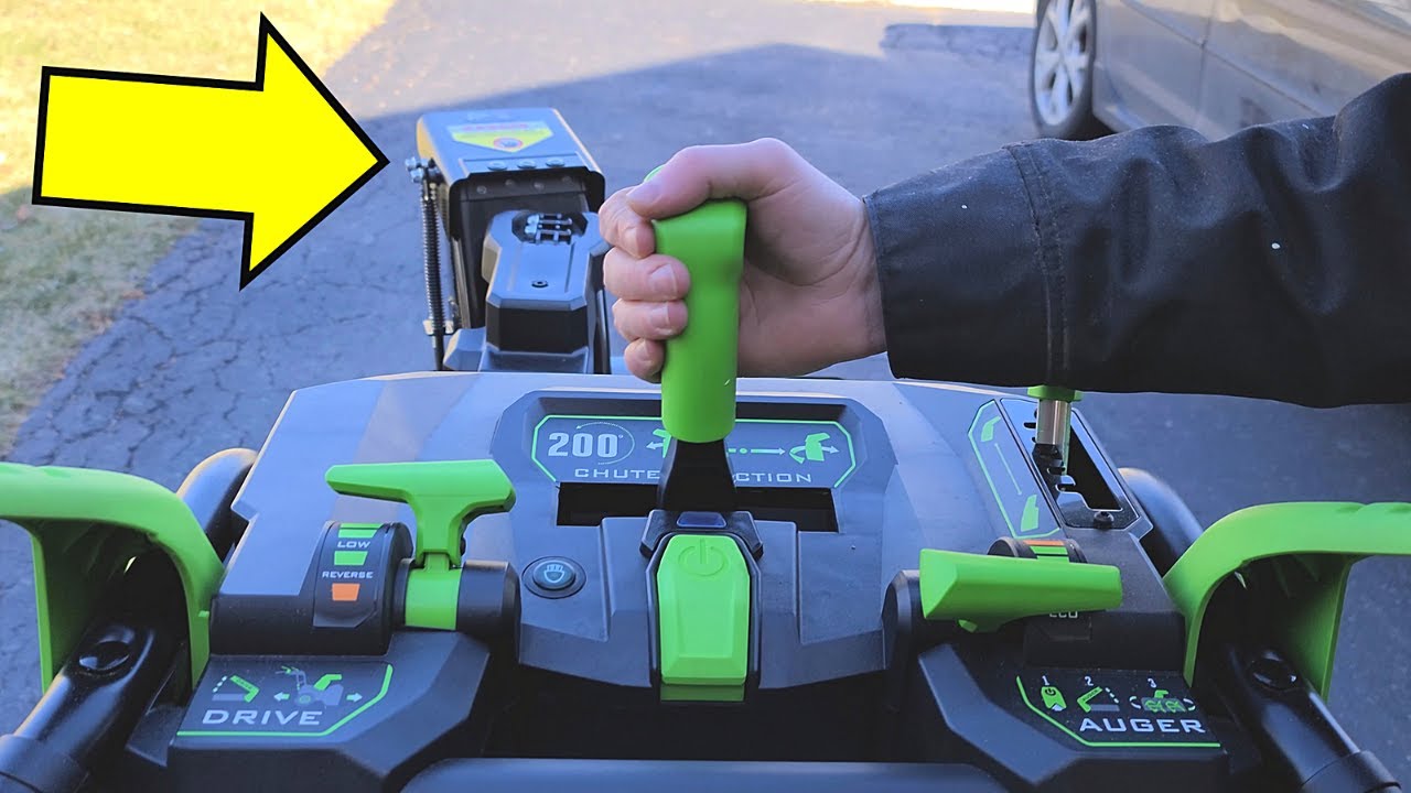 ❄️❄️❄️ EGO SNT2405 56V ARC Lithium Snow Blower Chute Detent Kit Installation ❄️❄️❄️