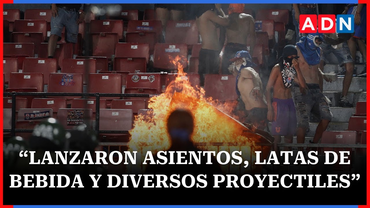 La U arriesga sanción: contundente informe arbitral de los graves incidentes en el Estadio Nacional