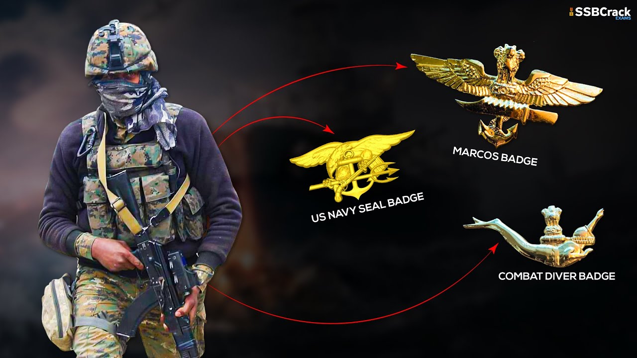 Badges Earned by MARCOS of Indian Navy