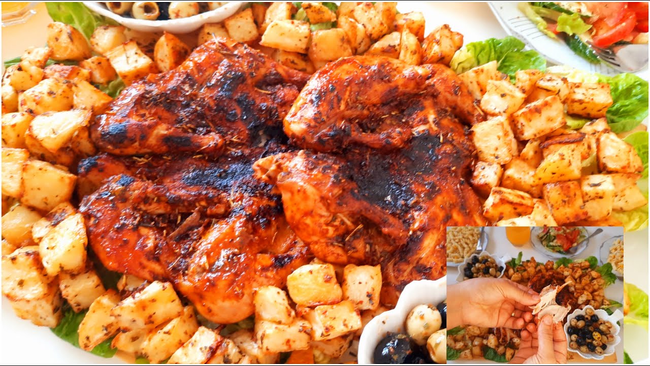 احسن👌 طريقة لشوي الدجاج 🐓على الفحم بتتبيلة رهيبة😋