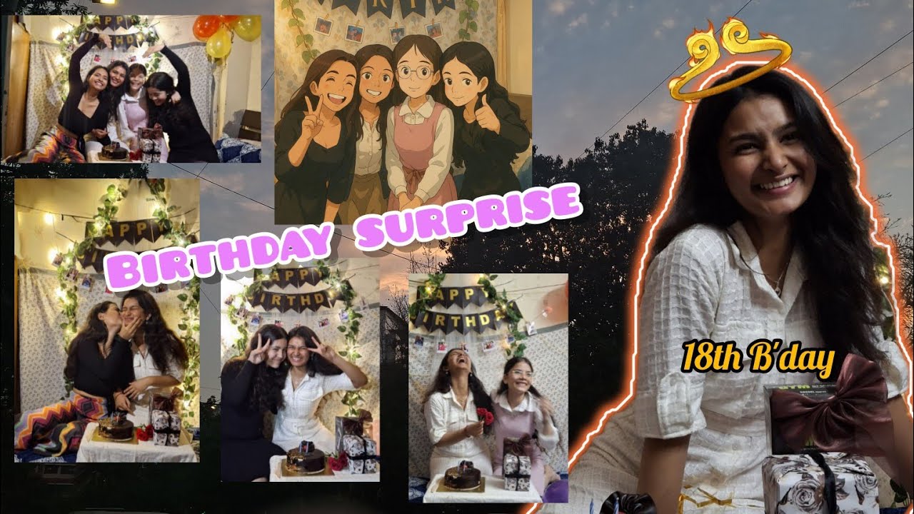 Bipasha ko diya 18th b'day main surprise😱#SuBiMaNiA #trending #birthdaycelebration