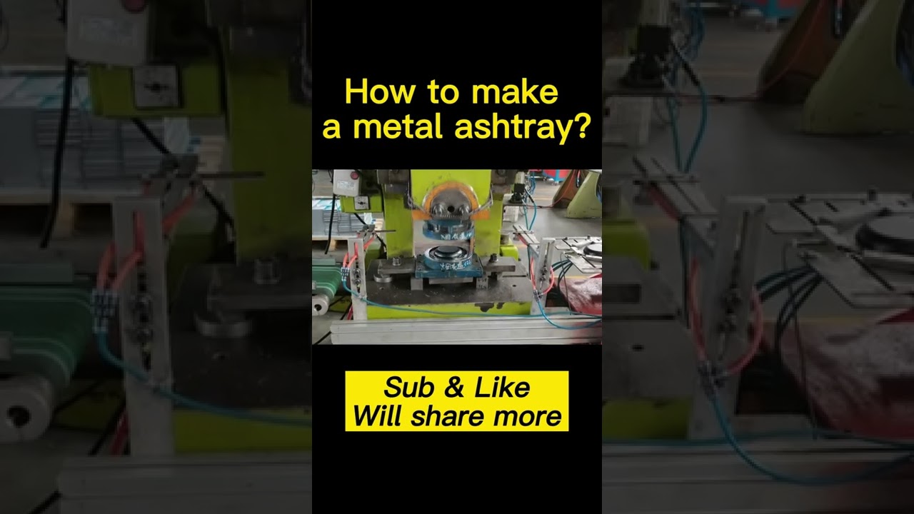 how to make a metal ashtray?