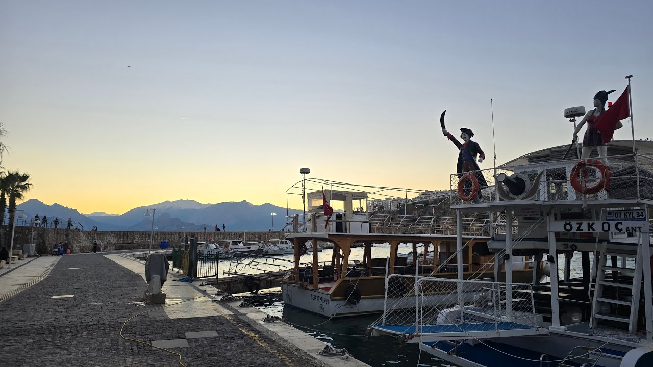 Анталия online отдых зимой закат #анталия