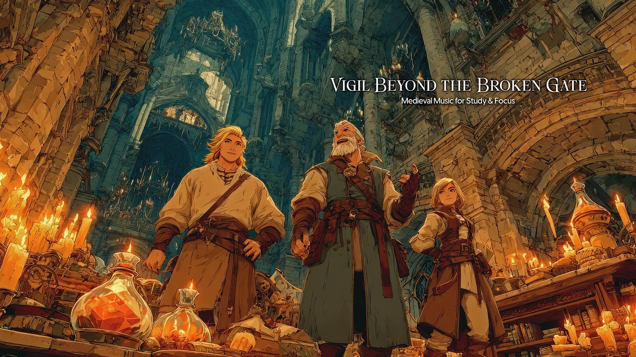 Medieval Music for Study & Focus | Vigil Beyond the Broken Gate