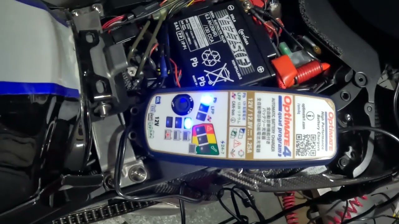 Optimate 4 Quad program 充電器の交換