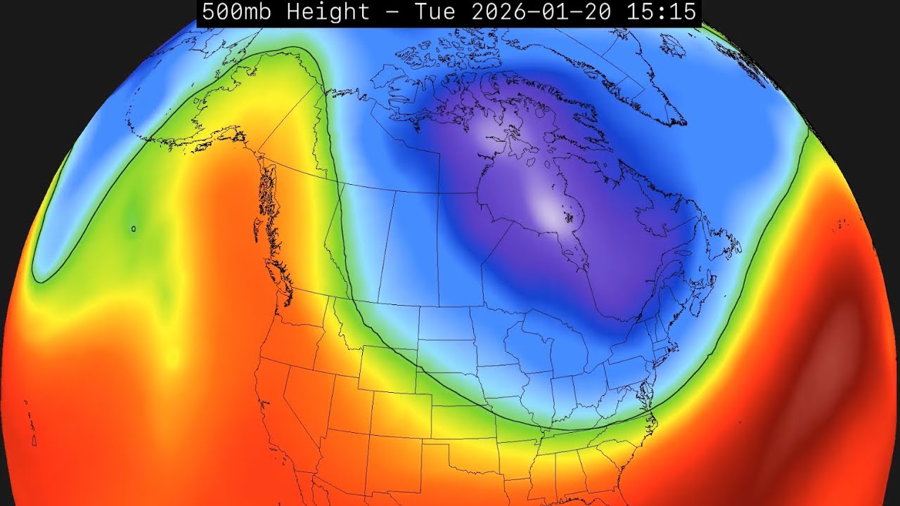 US weather forecast two week outlook -  GFS Run: 2026-01-20 00z