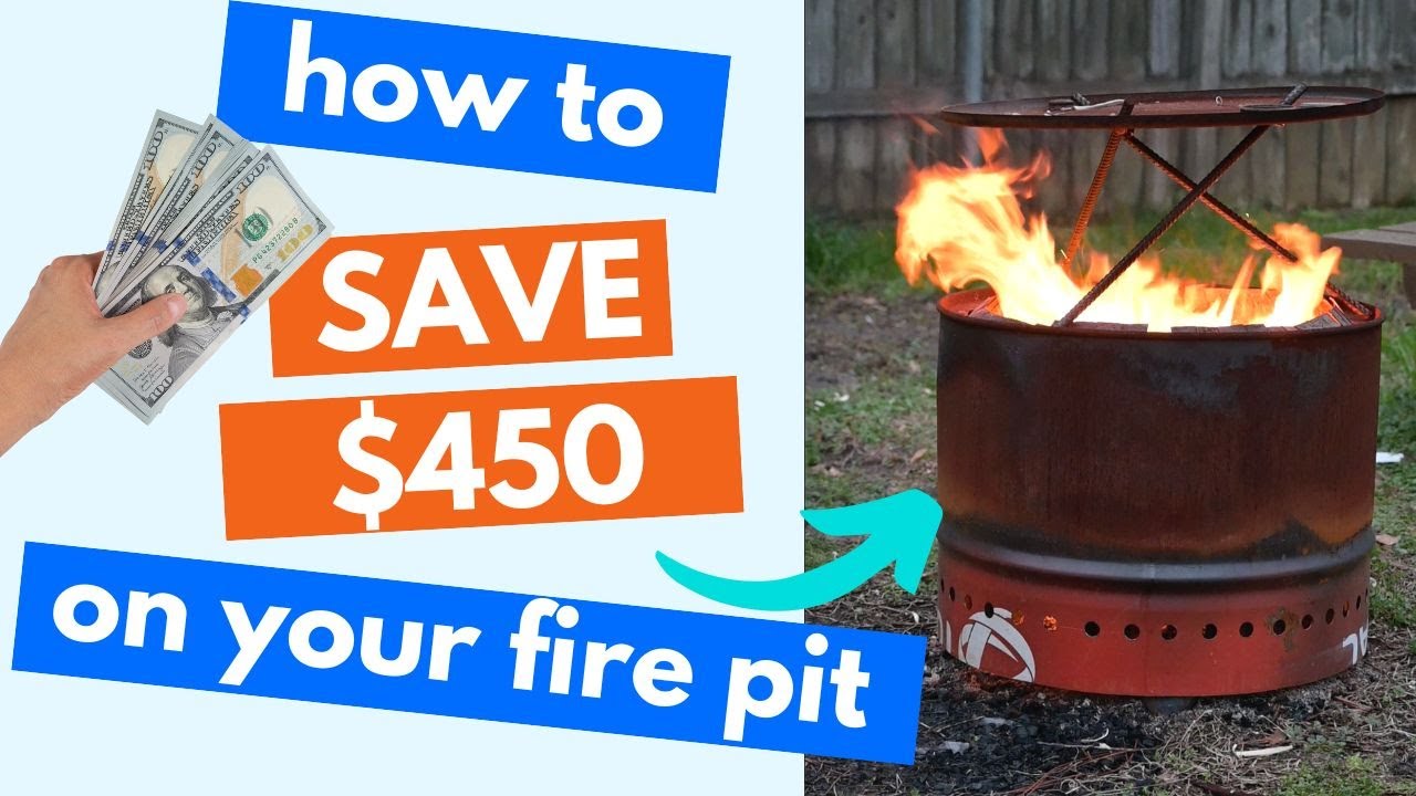 $450 Smokeless Fire Pit for $20 🔥 (no weld DIY fire pit from a single barrel)