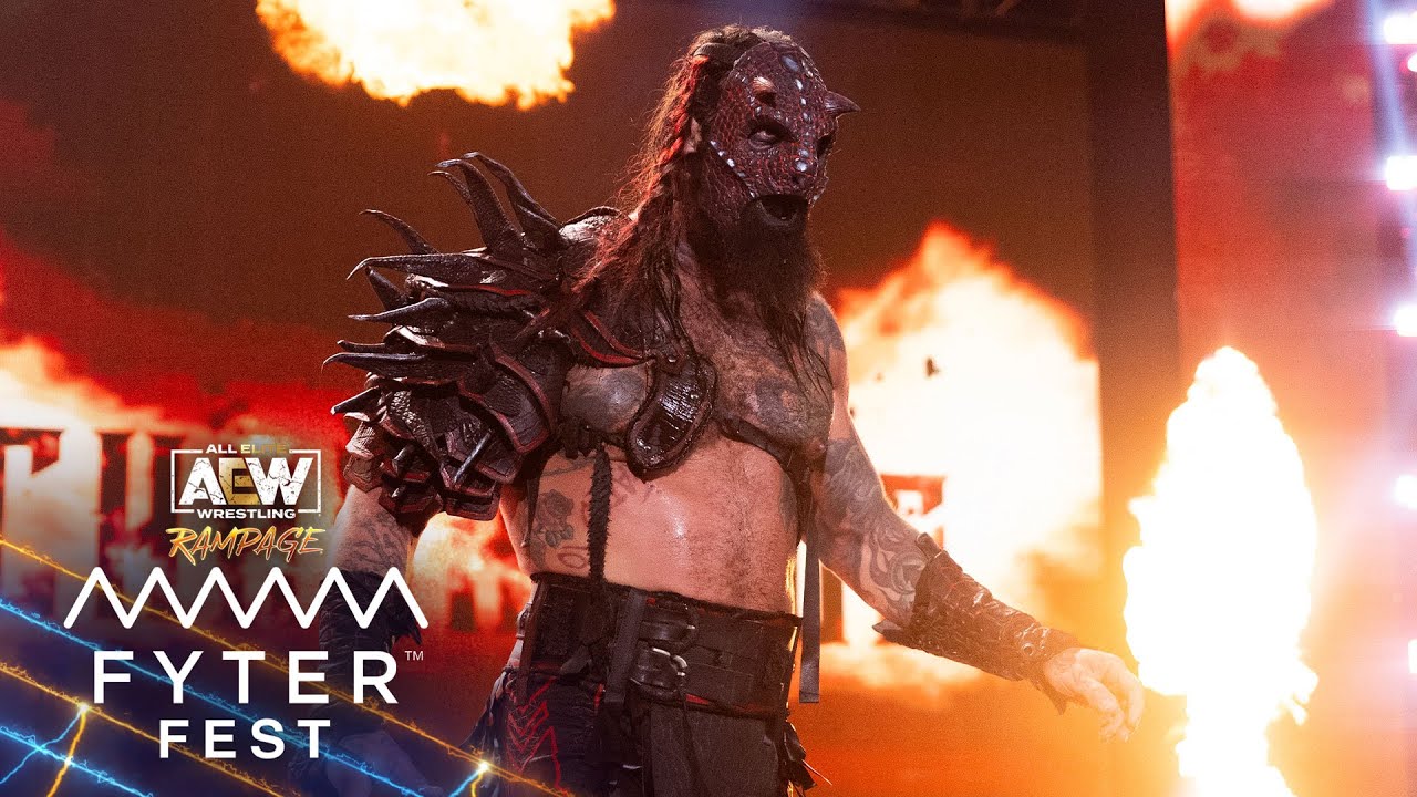 Jurassic Champion! TNT Champion, Luchasaurus, in action! | 8/25/23, AEW Rampage
