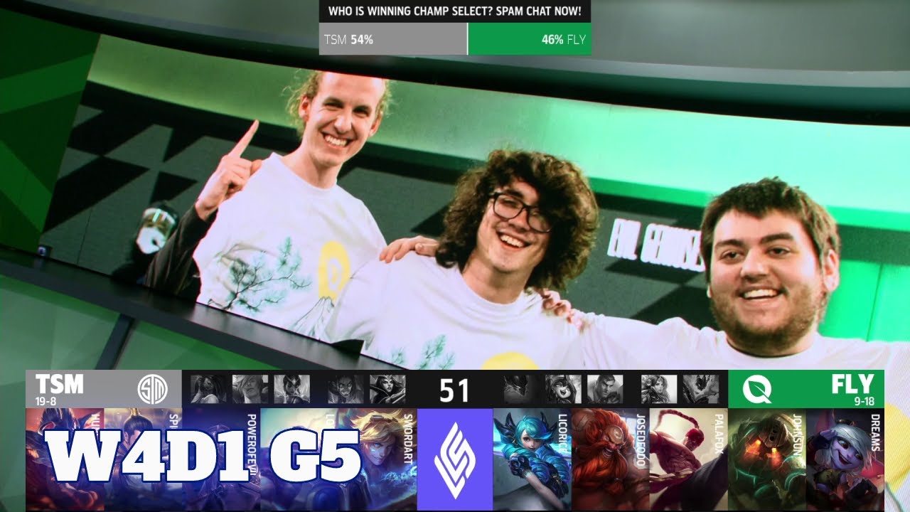 TSM vs FlyQuest | Week 4 Day 1 S11 LCS Summer 2021 | TSM vs FLY W4D1 Full Game